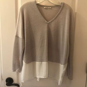 Zara long sleeve blouse